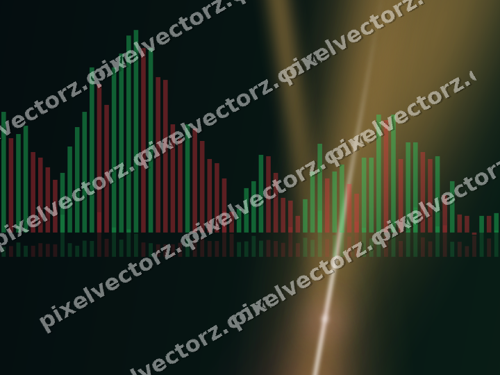 Leuchtender Neon Diagramm Hintergrund in Rosa und Bernstein