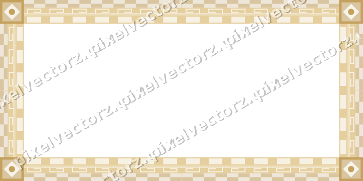 Decorative picture frame border in dark pink and red with greek key