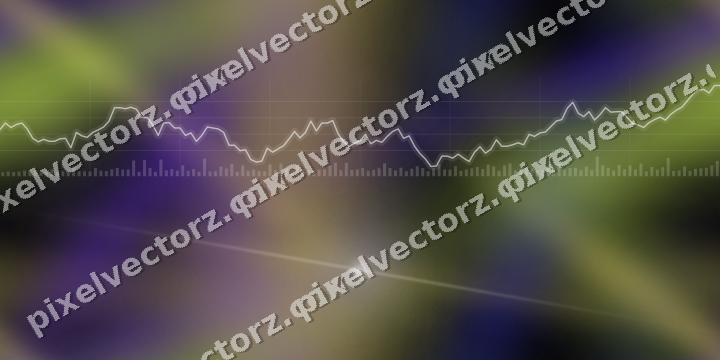 Nahtloser Neon Diagramm Hintergrund in Blau und Violett