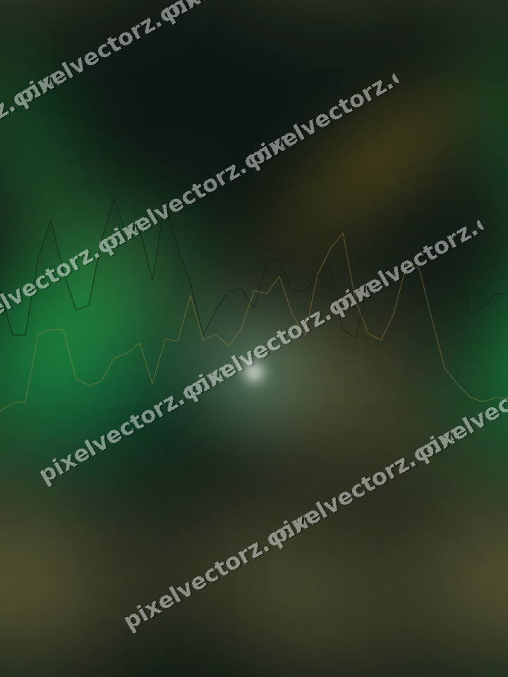 Nahtloser Neon Diagramm Hintergrund in Grün und Bernstein
