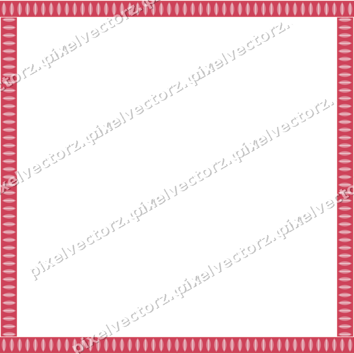 Decorative picture frame border in red and orange with leaf moulding