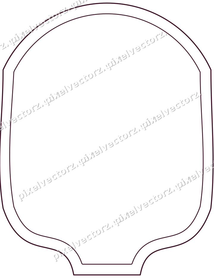 Decorative line art frame in lime and pink with label plaque