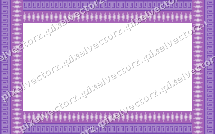 Decorative picture frame border in purple and blue with diamond band