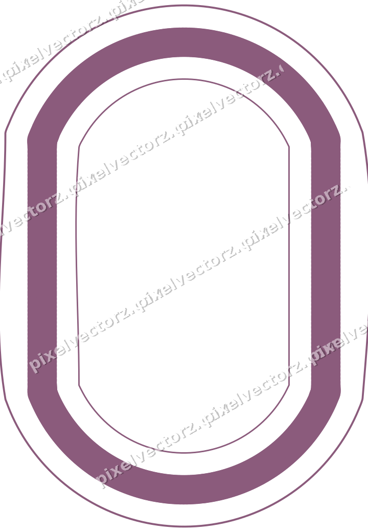 Decorative line art frame in dark magenta and lime with label plaque