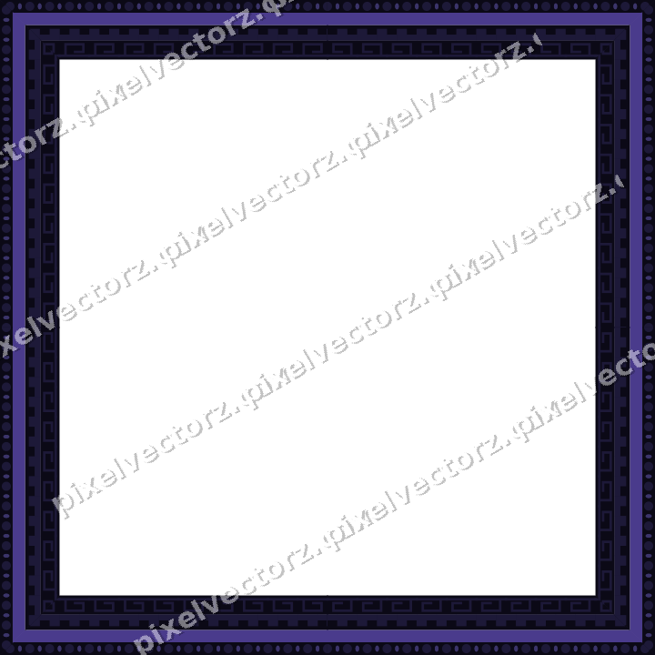 Decorative picture frame border in orange and blue with bead and reel