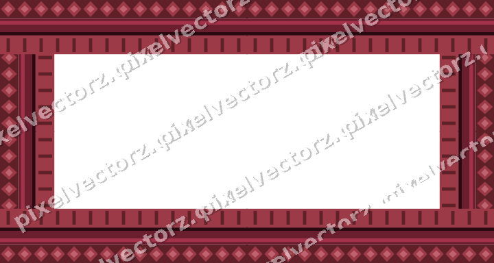 Decorative picture frame border in dark pink and red with diamond band