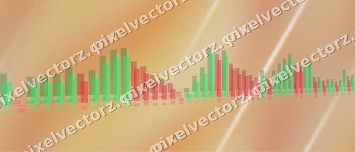 Nahtloser Pastell Diagramm Hintergrund in Orange und Bernstein