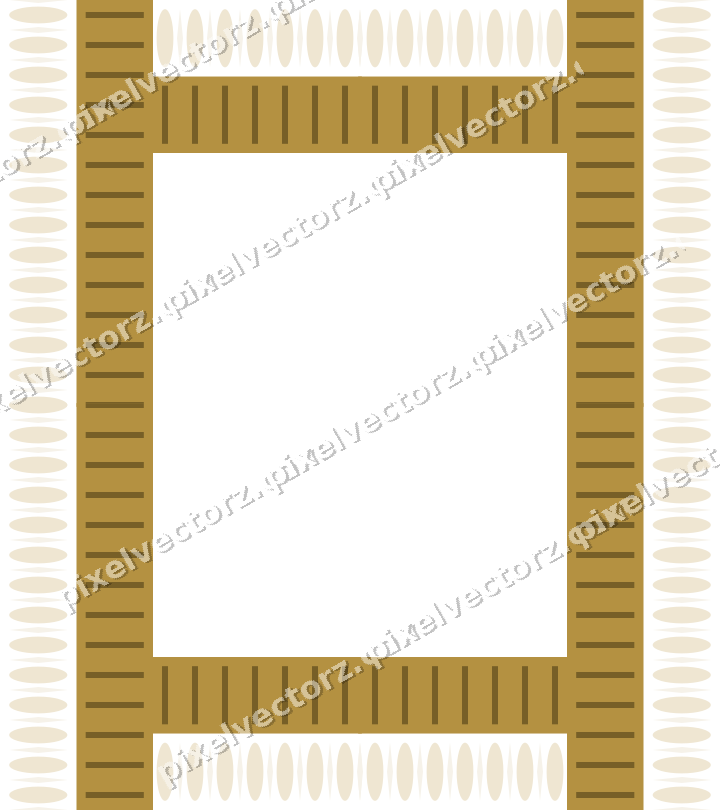 Decorative picture frame border in dark magenta with egg and dart
