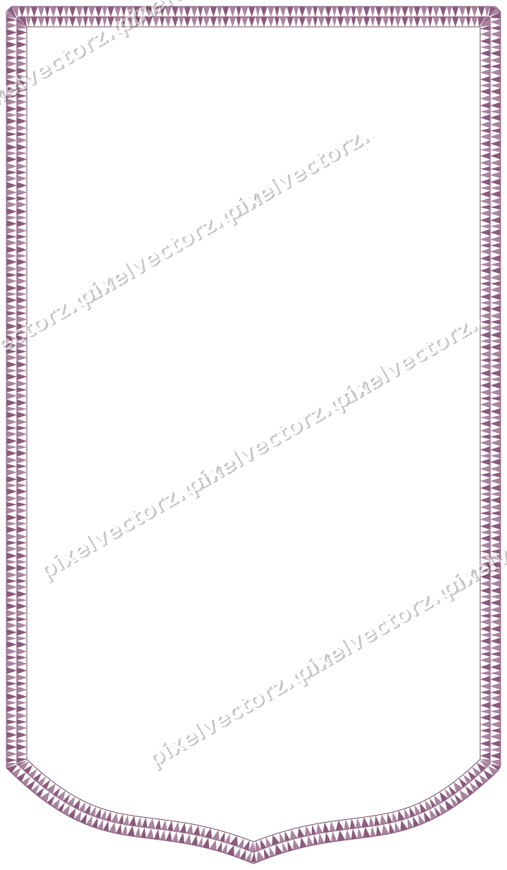 Decorative line art frame in dark magenta and lime with label plaque