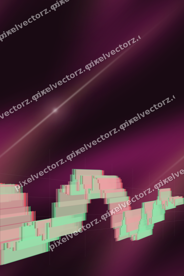 Nahtloser Neon Diagramm Hintergrund in Magenta und Rosa