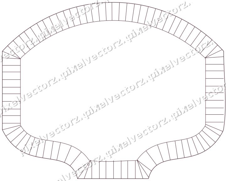 Decorative line art frame in lime and pink with label plaque