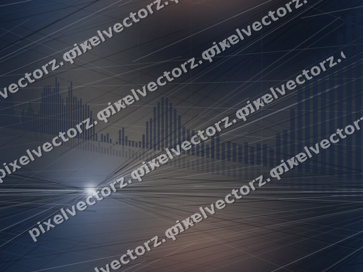 Nahtloser Neon Diagramm Hintergrund in Dunkelblau und Rot