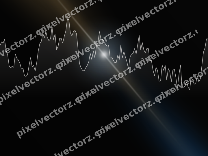 Leuchtender Neon Diagramm Hintergrund in Blau und Rot