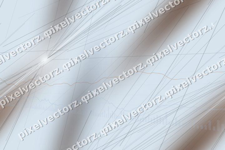 Nahtloser Pastell Diagramm Hintergrund in Blau und Orange