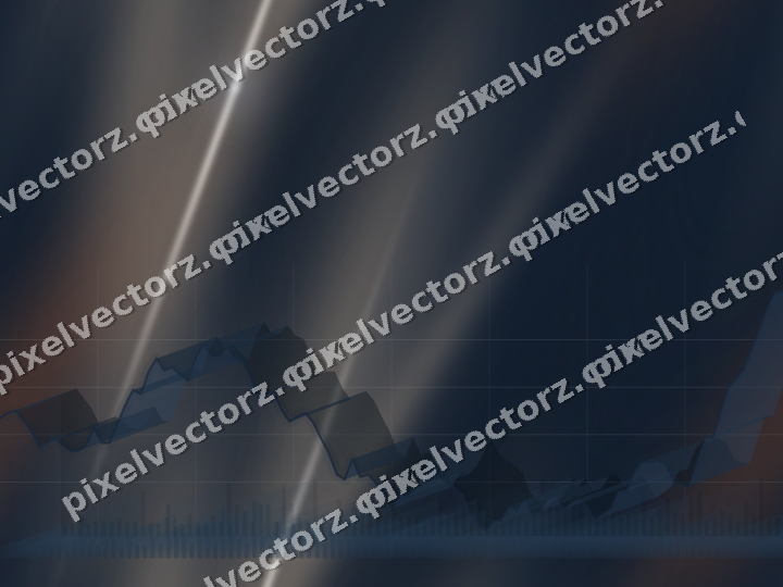 Nahtloser Neon Diagramm Hintergrund in Dunkelblau und Orange