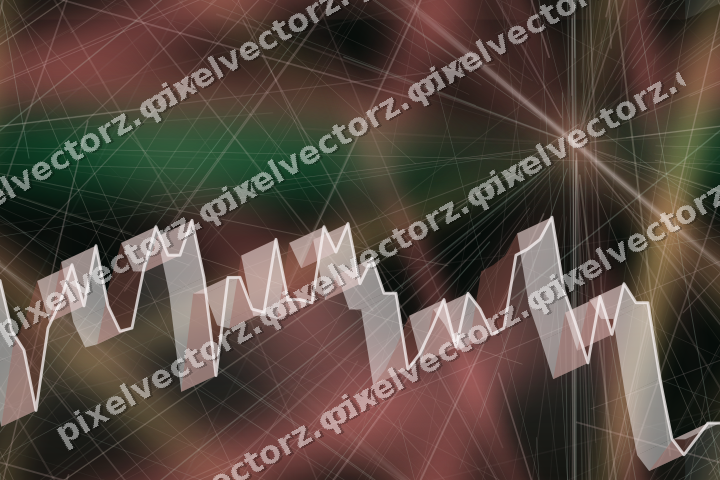 Nahtloser Neon Diagramm Hintergrund in Rot und Grün