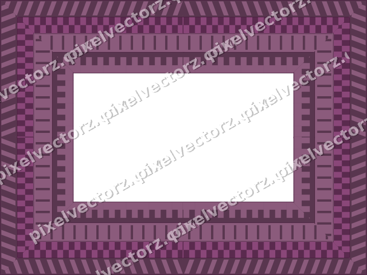 Decorative picture frame border in dark magenta with diagonal band