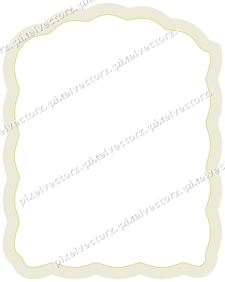 Decorative line art frame in dark magenta and lime with label plaque