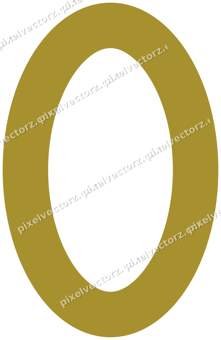 Decorative line art frame in dark pink and red with oval