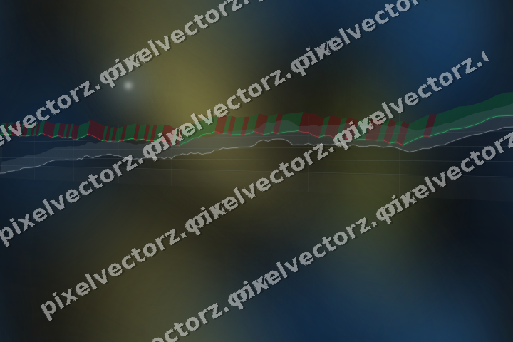 Nahtloser Neon Diagramm Hintergrund in Blau und Gelb