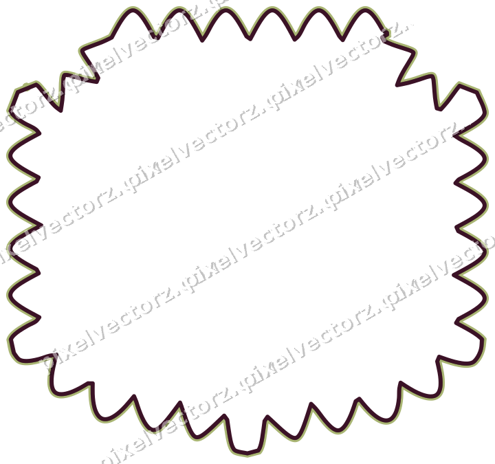 Decorative line art frame in lime and pink with label plaque