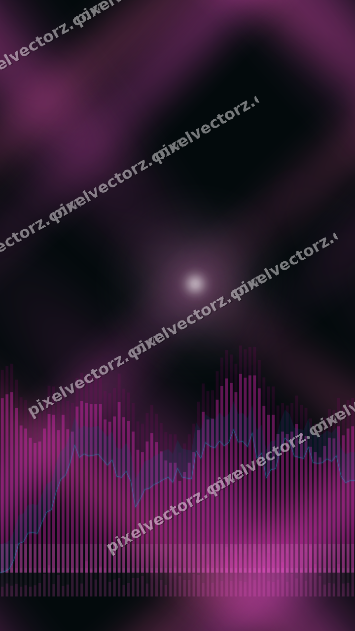 Nahtloser Neon Diagramm Hintergrund in Magenta und Violett