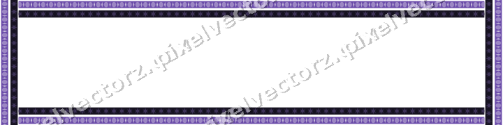 Decorative picture frame border in amber and purple with star band