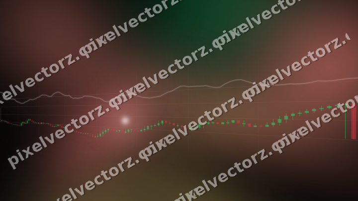 Leuchtender Neon Diagramm Hintergrund in Rot und Grün