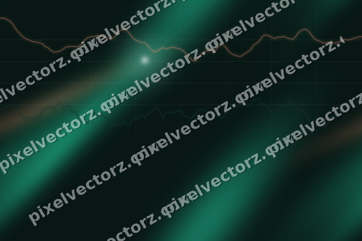 Nahtloser Neon Diagramm Hintergrund in Grün und Orange