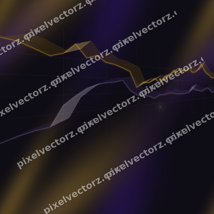 Nahtloser Neon Diagramm Hintergrund in Bernstein und Violett