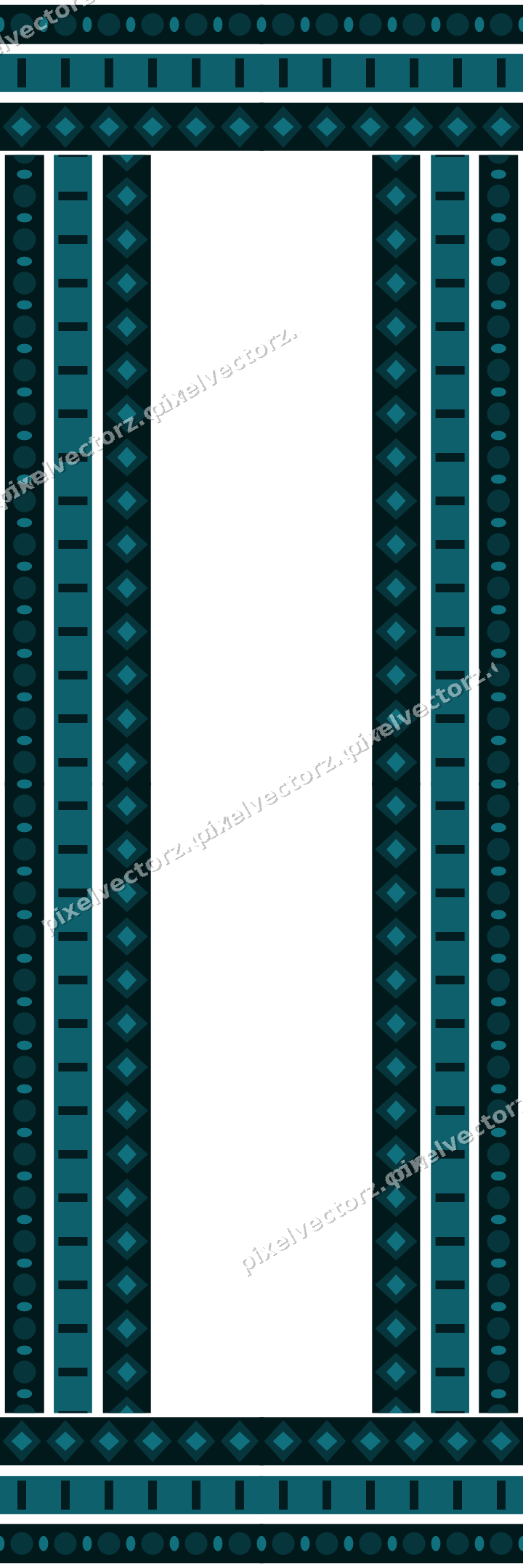 Decorative picture frame border in amber with bead and reel