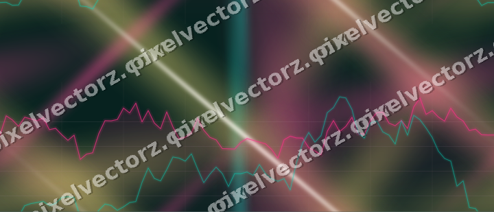 Nahtloser Neon Diagramm Hintergrund in Rosa und Orange