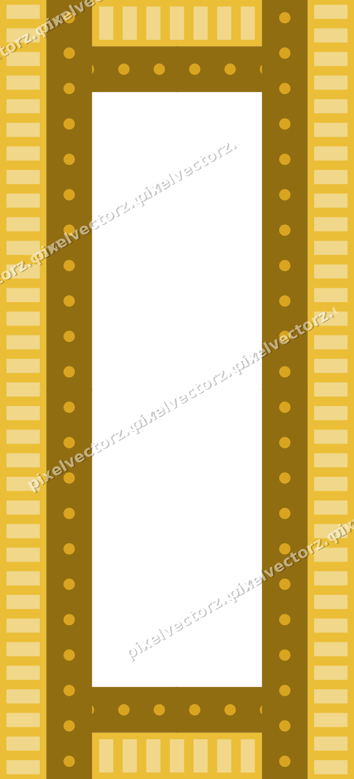 Decorative picture frame border in amber and purple with dentil