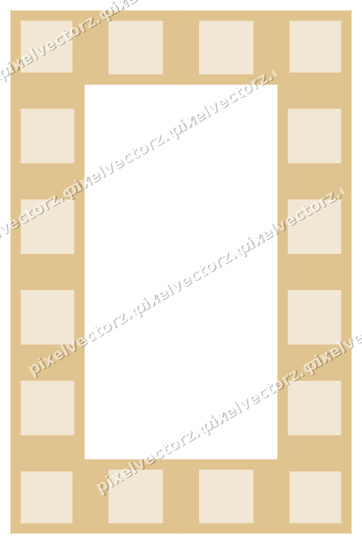 Decorative picture frame border in dark green and red with dentil