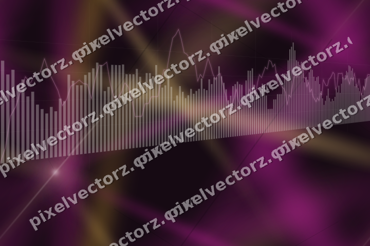 Nahtloser Neon Diagramm Hintergrund in Magenta und Bernstein