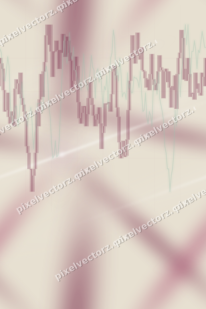 Nahtloser Pastell Diagramm Hintergrund in Dunkelrosa und Grün