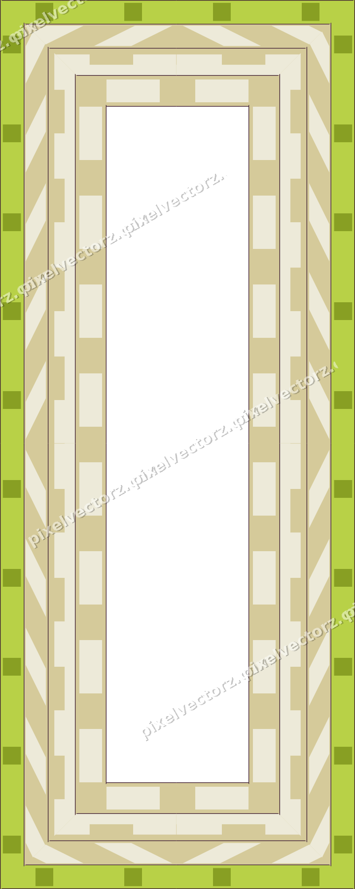 Decorative picture frame border in dark magenta with diagonal band