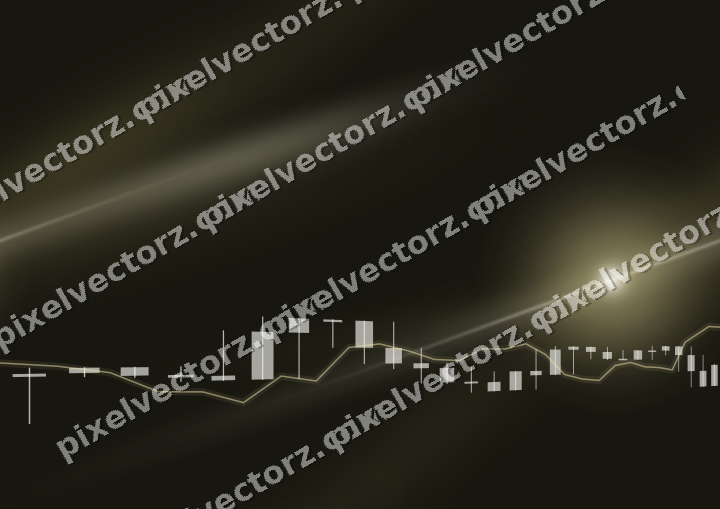 Nahtloser Neon Diagramm Hintergrund in Dunkelbernstein und Gelb