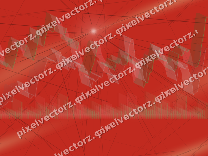 Nahtloser Neon Diagramm Hintergrund in Rot und Orange