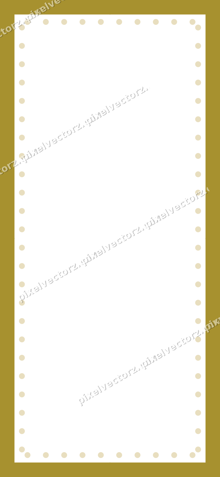 Decorative picture frame border in dark pink and red with dot row
