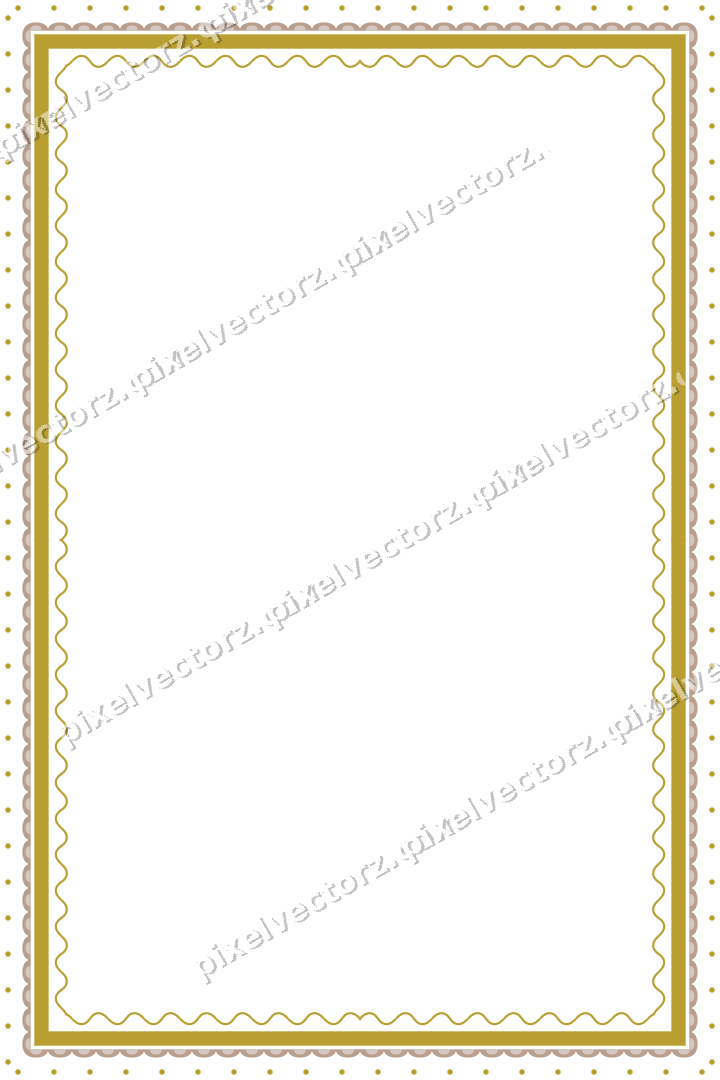 Decorative picture frame border in amber with scale band