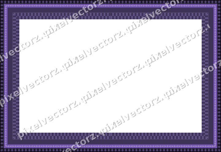 Decorative picture frame border in amber and purple with diamond band