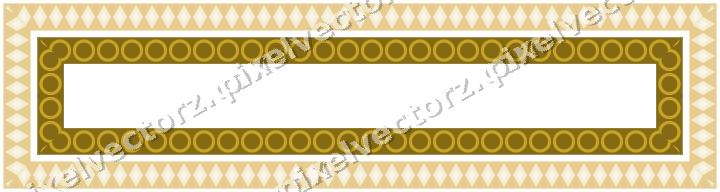 Decorative picture frame border in dark green with diamond band