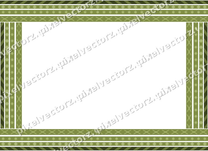 Decorative picture frame border in lime and pink with leaf moulding