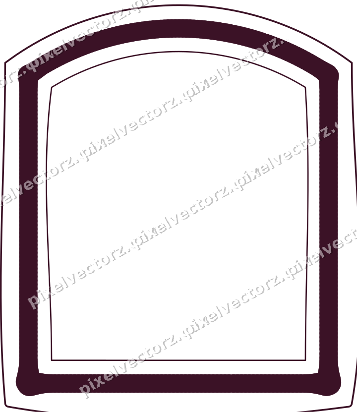 Decorative line art frame in lime and pink with label plaque