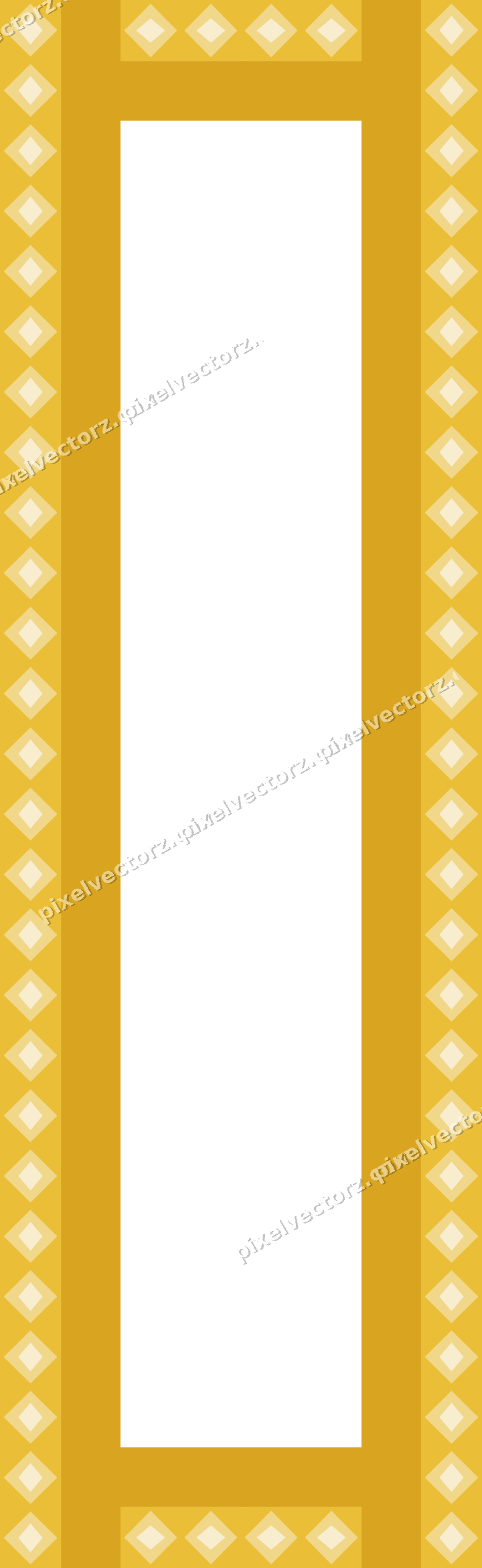 Decorative picture frame border in amber and purple with diamond band