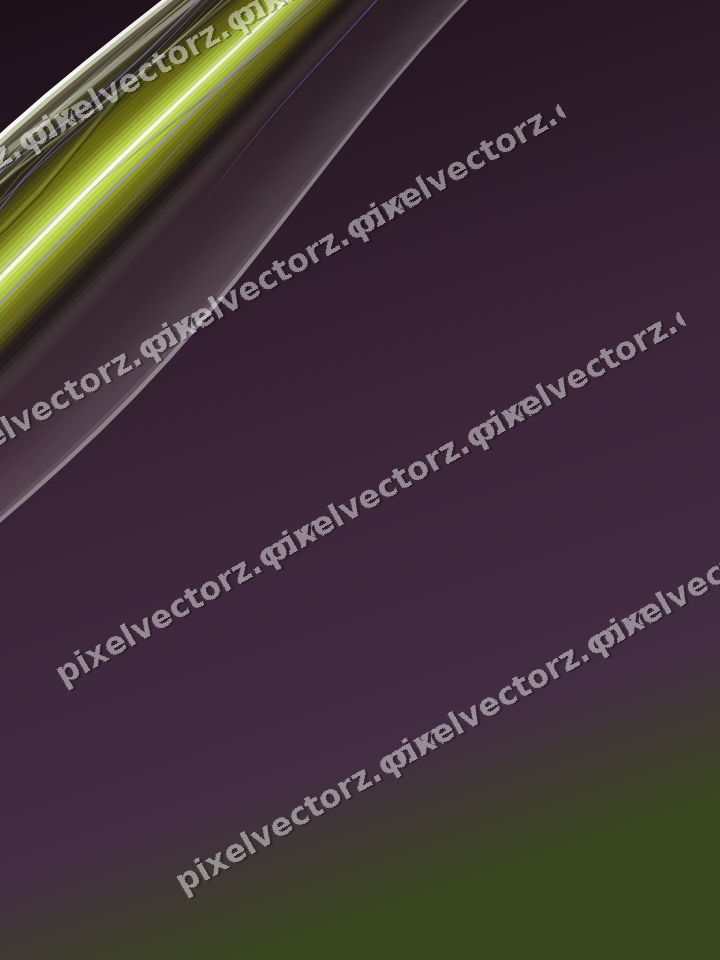Abstract glass arc in dark magenta and lime