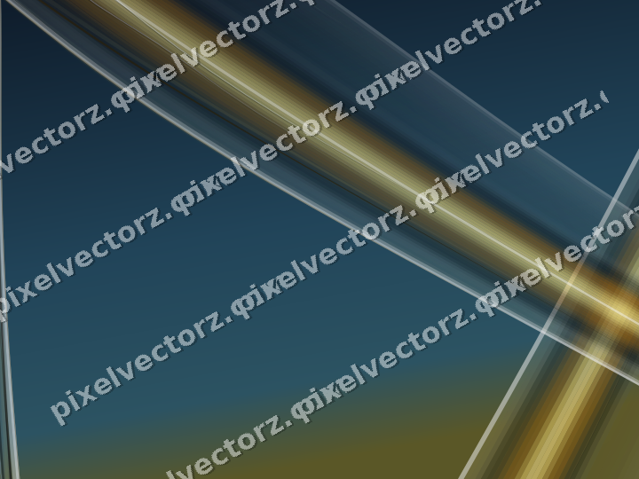Abstract glass arc in lime and yellow