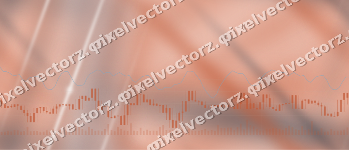 Nahtloser Pastell Diagramm Hintergrund in Orange und Türkis