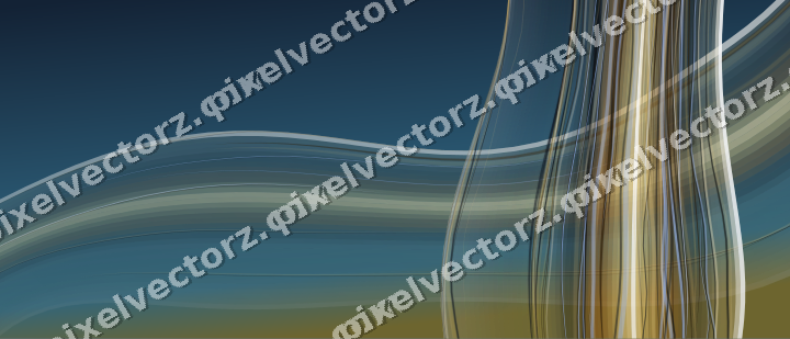 Abstract glass arc in dark magenta and pink